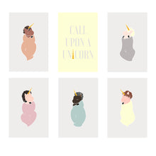 Load image into Gallery viewer, Unicorn Greeting Cards Set